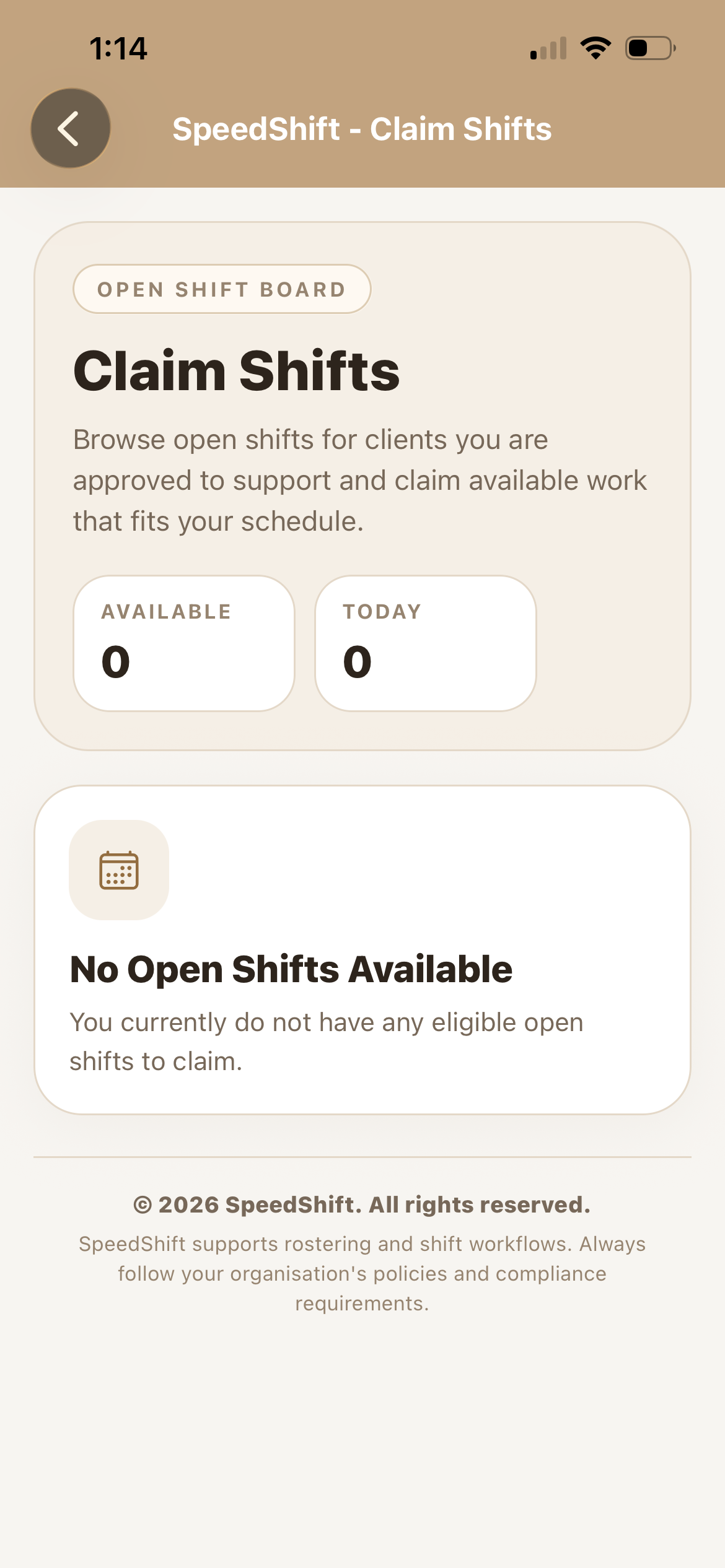 SpeedShift iPhone claim shifts screen